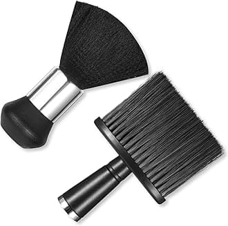 2 Pcs Barber Brush Hair Brush Soft Neck Brush Barber Hair Cutting Cleaning Hairbrush Cleaning Tool for Brushing off Hair Around Neckline Face Ears After Haircut Salon Home Use Salon