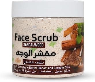 ECOLYTE+ Face Scrub La Parisienne, Deeply Exfoliates, Reveal Smooth & Beautiful Skin, Exfoliating Scrub, Facial Exfoliant, Moisturizing, Glowing Skin - (Sandalwood, 500 ml)