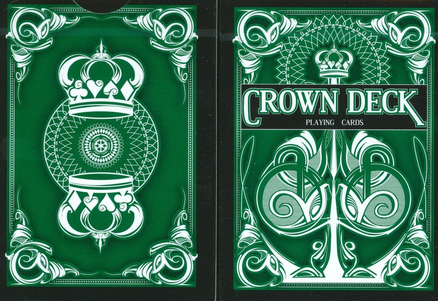 Crown Playing Cards Green V2