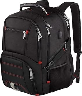 Travel Laptop Backpack,Extra Large Backpack for Men with USB Charging Port,Big 17 Inch Computer bag Tech Backpack