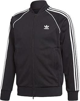 adidas Originals Men's Superstar Track Jacket, Black, S