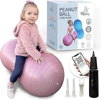 Sensory Peanut Ball for Kids Therapy and Exercise - Enhance Balance, Motor Skills and Physical Therapy Calming Development with Our Yoga Ball - Flexible Seating for Autistic Children