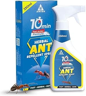 Herbal Ant Spray 250Ml Pack-1|10 Minutes Formula |Removes Entire Colony|Powerful 100% Organic No Chemical Repellent For Home Kitchen Office Garden Long Lasting Protection