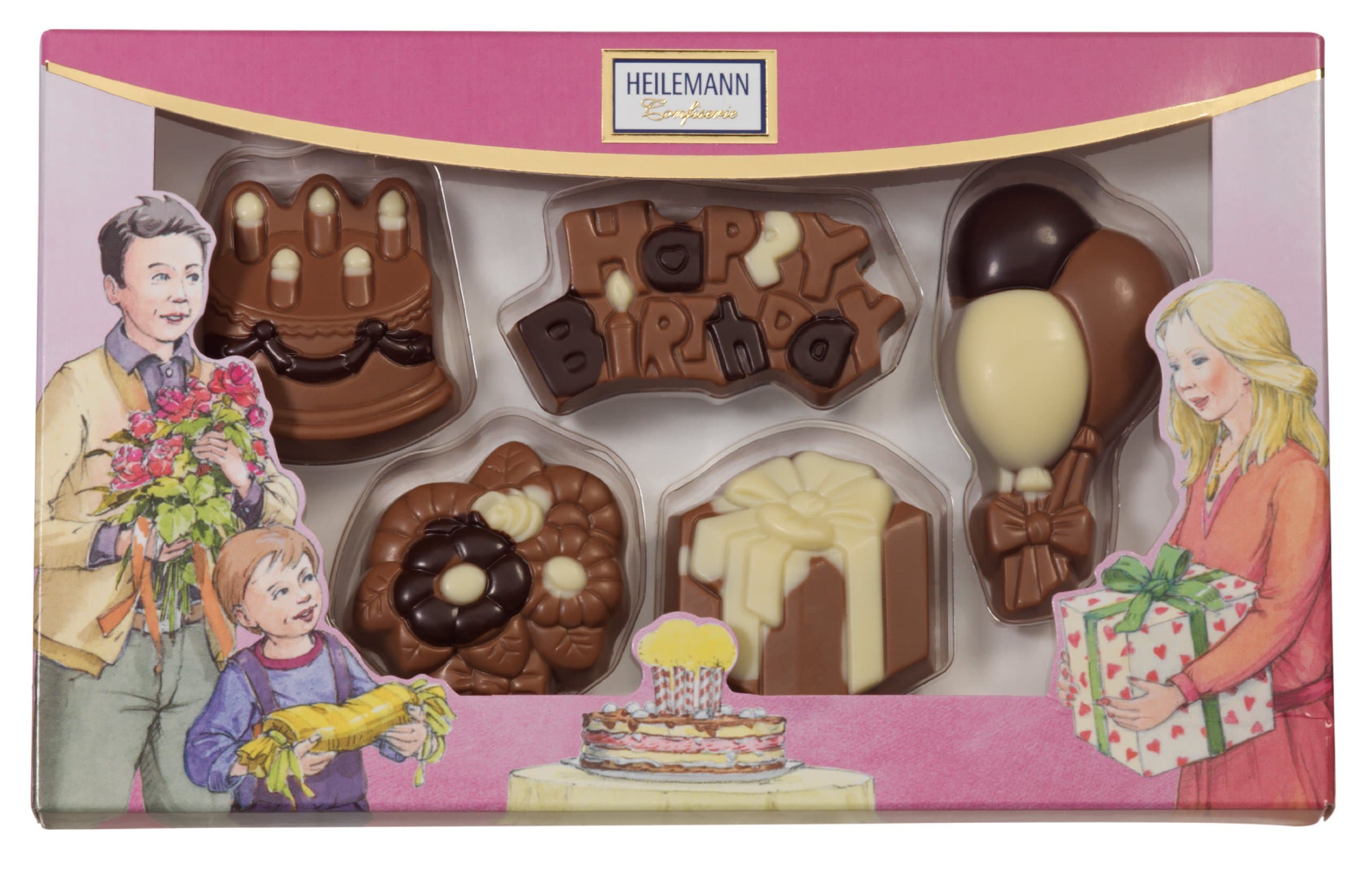 Heilemann Birthday Theme Chocolate Present Set