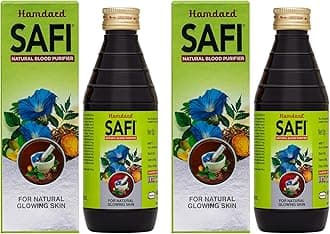 Safi Blood Purifier Syrup for Healthy & Glowing Skin | 100% Pure | Clears Stomach and Improves Liver Function | 200ml | Pack of 2