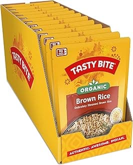 Tasty Bite Organic Brown Rice, 8.8 Ounce (Pack of 12)