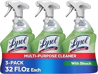 Multi-Purpose Cleaner Sanitizing and Disinfecting Spray with Bleach,All Purpose Cleaning Spray for Bathrooms and Kitchens,32oz,(Pack of 3)