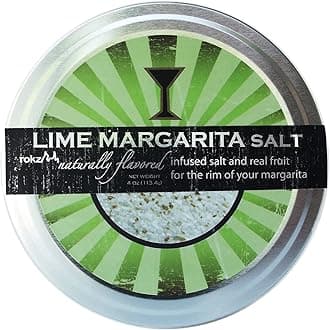 Rokz Design Group Infused Margarita Salt, Lime, 4 Ounce