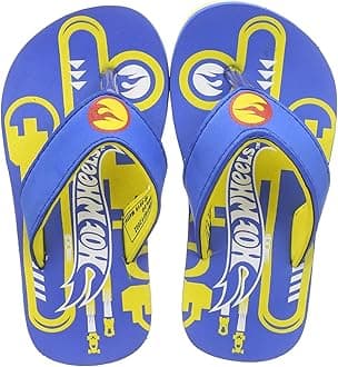 Hot Wheels Boy's Flip-Flops-5 UK (22 EU) (6 Kids US) (HWPBFF2002_Blue)