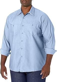 Red Kap Men's Red Kap® Men's Long Sleeve Industrial Work Shirt Shirt (pack of 1)
