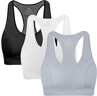 Women Racerback Sports Bras - High Impact Workout Gym Activewear Bra