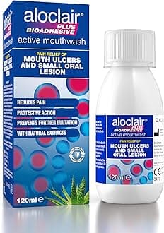 Aloclair Plus 120ml Mouthwash Mouth Ulcer Treatment