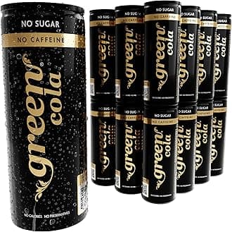 Caffeine-Free Soft Drink - Sugar-Free, Zero Calorie Fizzy Drinks Sweetened with Stevia - No Aspartame - Healthy Alternative Cans of Pop 24 Pack (330ml x 24)