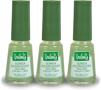 2in1 Nail Hardener Garlic Nail Polish & Lemon Nail Whitener Base Coat Nail Polish for Yellow Toenail, Endurecedor de Uñas, 0.47 Ounce, Pack of 3