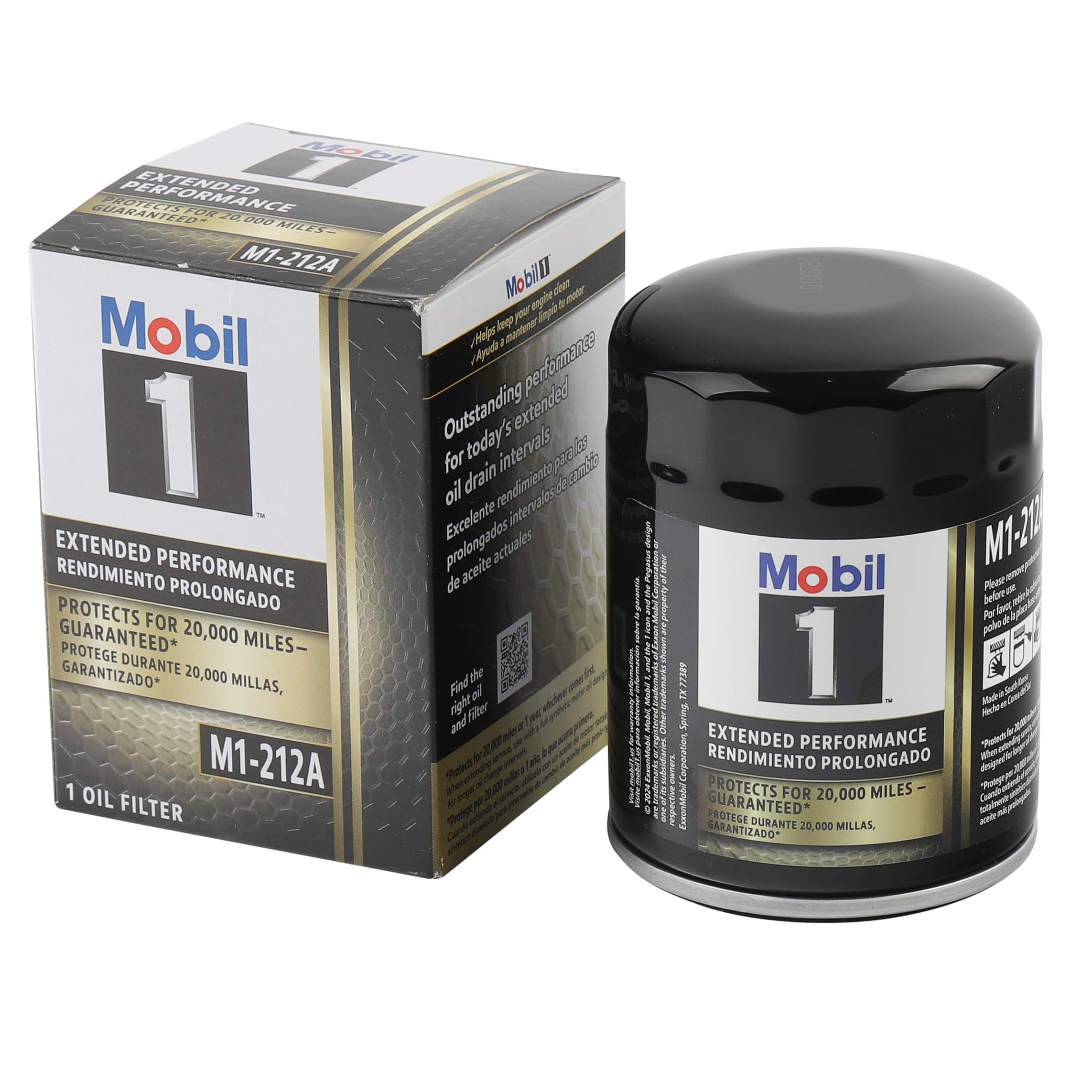 1 M1-212A Extended Performance Oil Filter, 1 Pack