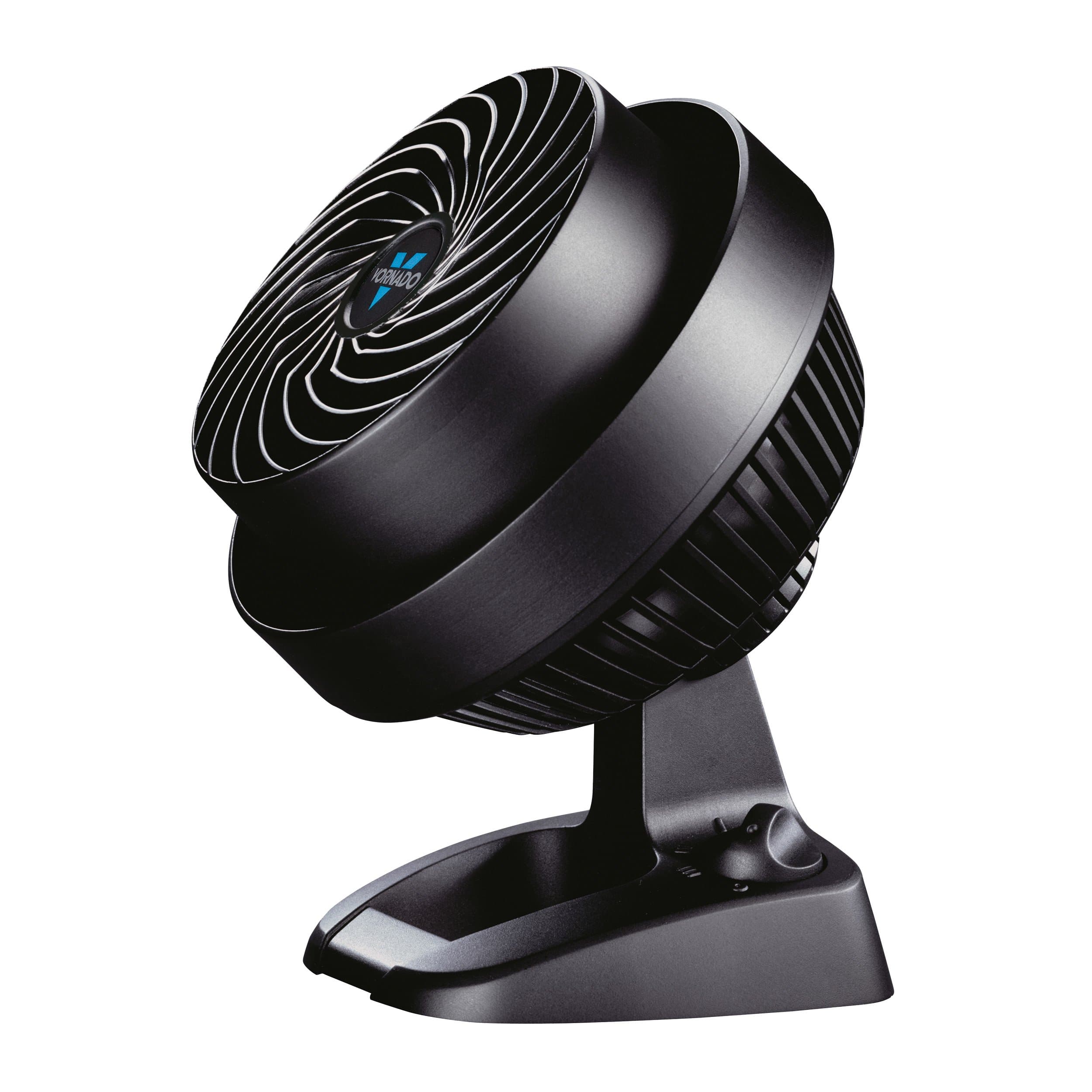 530 Compact Whole Room Air Circulator, High Velocity Floor Fan with 3 Speeds for Cooling Airflow, Signature Vortex Action, Manual Control, Adjustable Tilt, Powerful Airflow, Black