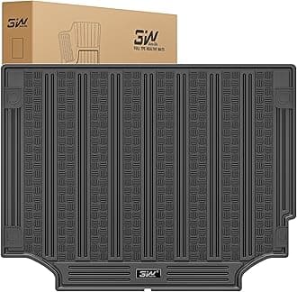 3W Cargo Liner Fit 2019-2023 Land Rover/Range Rover Defender, TPE All Weather Custom Fit Trunk Mat for Land Rover Defender, Black