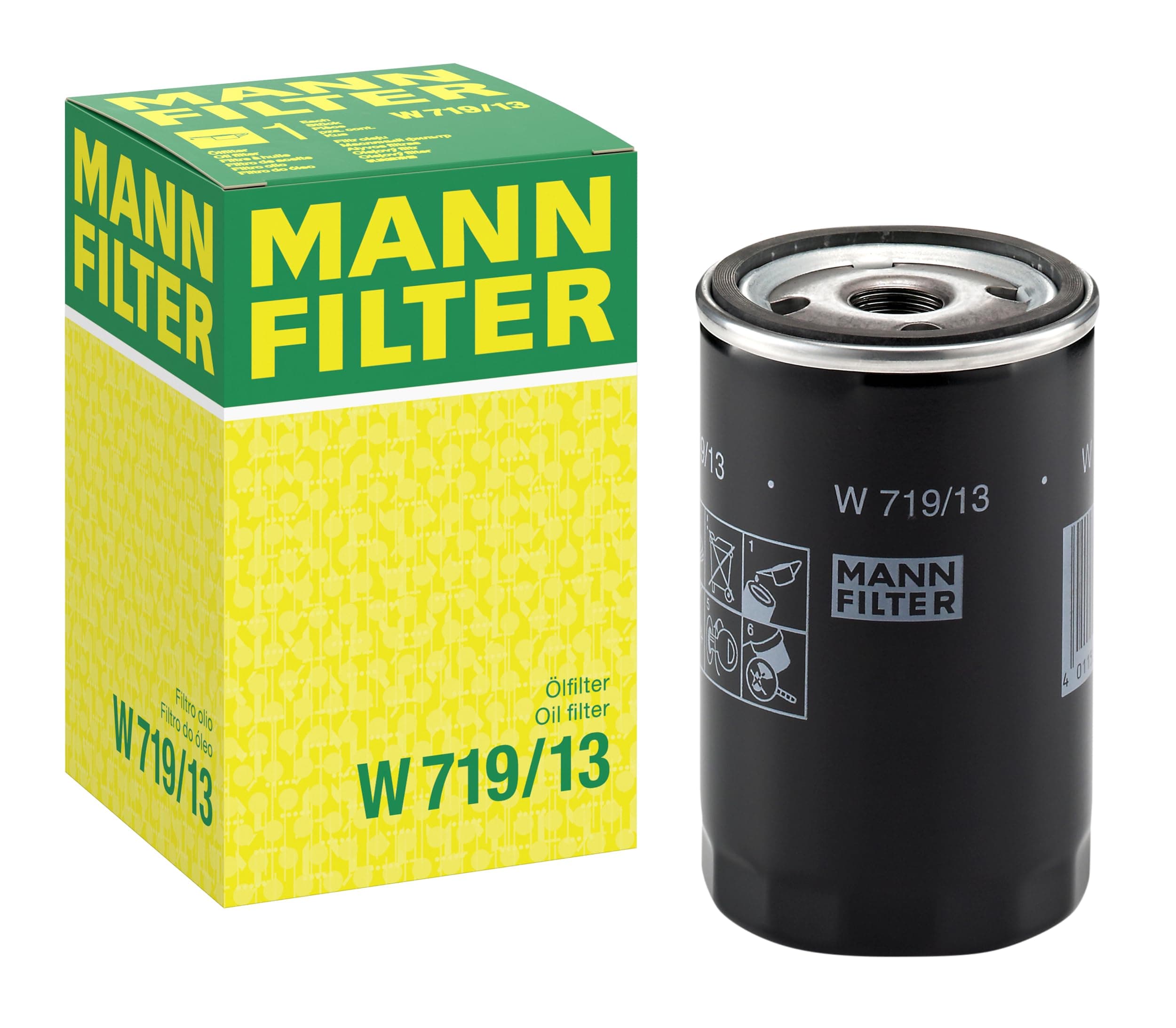 Mann Filter Spin-on Oil Filter - W719/13