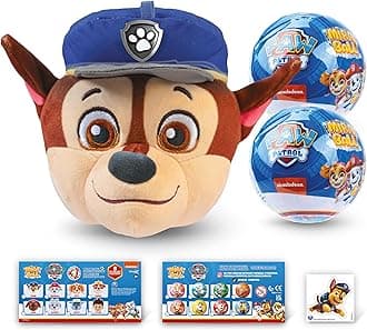 PAW Patrol Plush, Blind Box Surprise Plushies - Mighty Pups Toys, Cute Stuffed Animal - Great for Gifts & Party Favors, Aged 3+ (2-Pack)