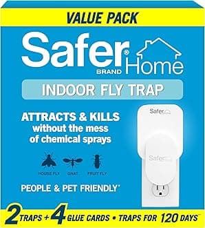 Safer Brand Home Indoor Plug-in Fly Traps for Flies