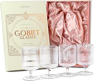 Art Deco Goblet Glasses