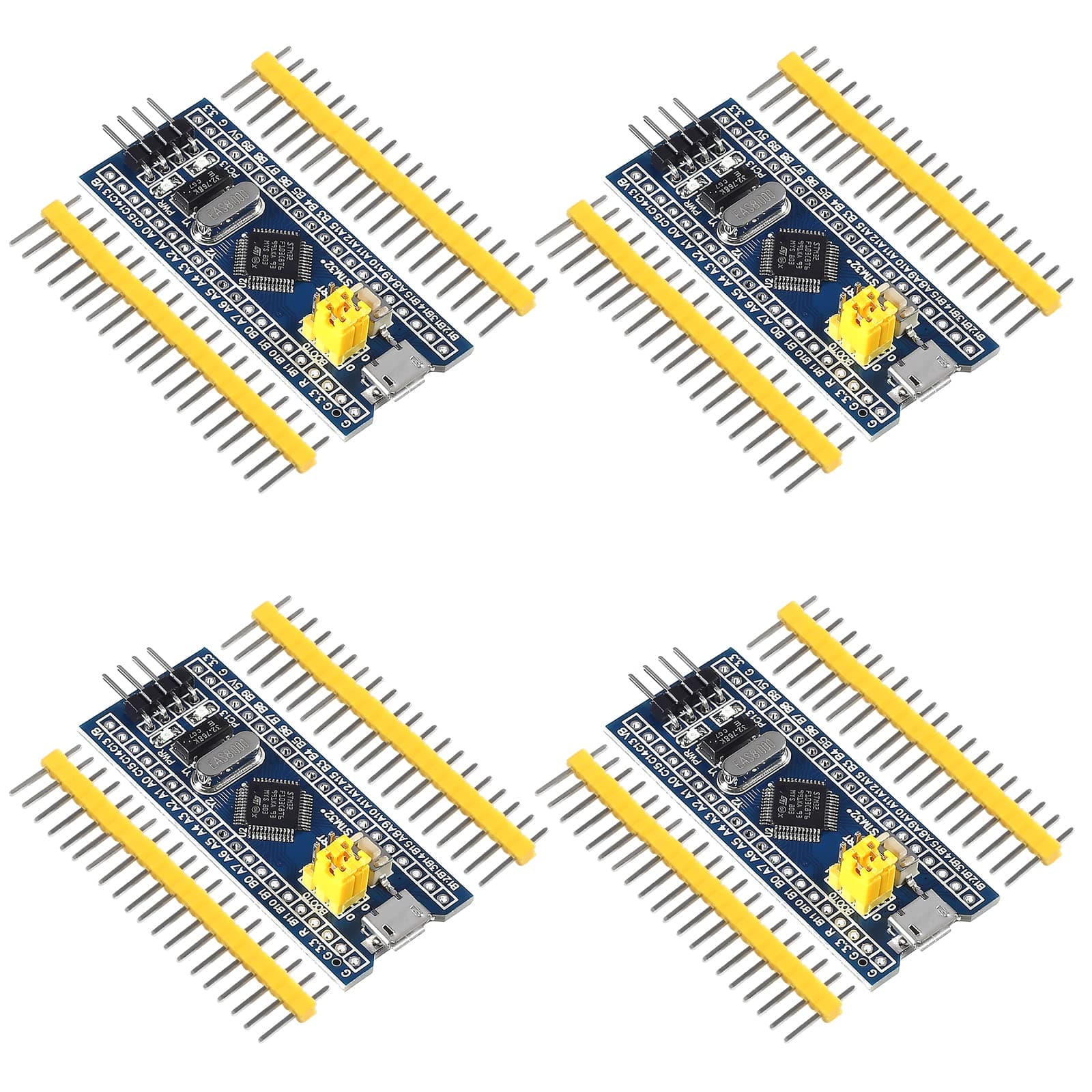 4pcs 3pcs STM32F103C8T6 Minimum System Development Board with Imported Chip STM32 ARM Core Learning Board Module