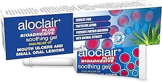 Aloclair Plus Bioadhesive Gel 8 ml - Helps Relieve Pain From Mouth Ulcers and Small Oral Lesions. Up to 12+ Hours Protection, No-Touch Application, Suitable for Adults & Children 4 Years+