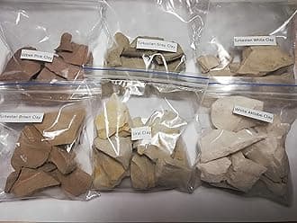 Edible Clay - White, Gray, Brown Turkestan, White Aktobe, Ural, and Uzbek Pink Clay