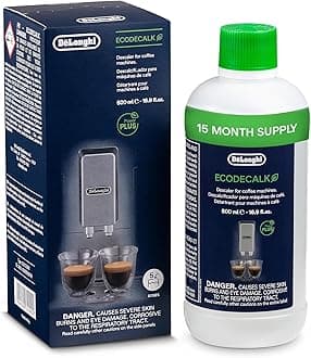 EcoDecalk Descaler, 500ml - Eco-Friendly Limescale Remover for Coffee Makers, Natural Lactic Acid, Preserves Coffee Flavor, Upto 3x Faster & More Effective than Citric Acid DLSC500