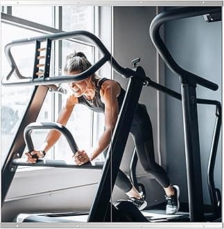 Ruomeng Home Gym Mirror 48" x 24" x 2pcs Large Full Body Mirror for Yoga, Glass Frameless Wall Mounted Mirror, Wall Mirror for Home Gym, Bathroom & Garage