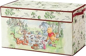 Idea Nuova Disney Winnie the Pooh Collapsible Storage Trunk, Durable with Soft Lid, 28.5"x14.5"x16"