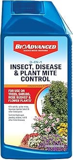 BioAdvanced 3 in 1 Insecticide & Fungicide for Plants, Disease & Plant Mite Control, Concentrate, 32 FOZ
