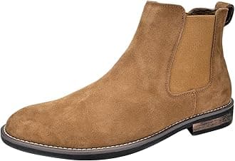 Men's Leather Chelsea Ankle Boots, Work and Fashion, Walking and Comfort Casual Business Shoes