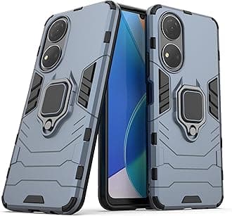 Case for Honor X7,Hybrid Heavy Duty Protection Shockproof Defender Kickstand Armor Case Cover,Navy