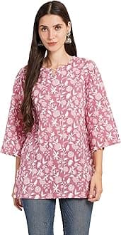 COTLAND FashionsJaipuri Cotton Printed Short Kurti for Women