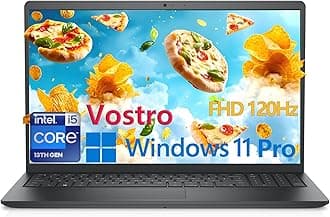 Dell15.6" 3530 Laptop Computer for Business & Home Student, Intel 10-Core i5-1334U (Beat i7-1250U), 120Hz FHD Vostro Laptop, WiFi, Bluetooth, Windows 11 Pro (16GB RAM | 512GB PCIe SSD)