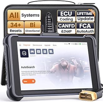 OBD2 Scanner, Car Scanner Diagnostic Tool with OE-Level Full System and 34 Reset Services
