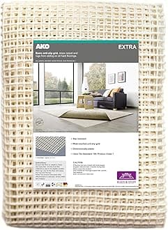 Rugs & Stuff - AKO Extra - Anti Slip Rug Gripper Pad Anti Skid Underlay for Hard Floors - Washable - 120 x 160cm