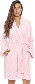 Just Love Kimono Robe Velour Chevron Texture Bath Robes for Women