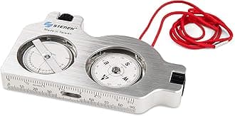 Multifunctional Surveyor Compass with Clinometer | Durable Aluminum Satellite Finder & Inclinometer | Accurate Tripod-Mountable Compass for Forestry, Offroad Surveying, and Site Navigation