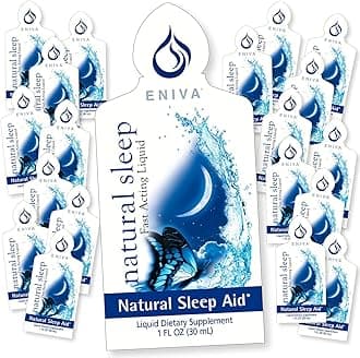 20 Packets of Natural Sleep Travel Single Serve Natural Sleep Aid, Feel Great in The Morning