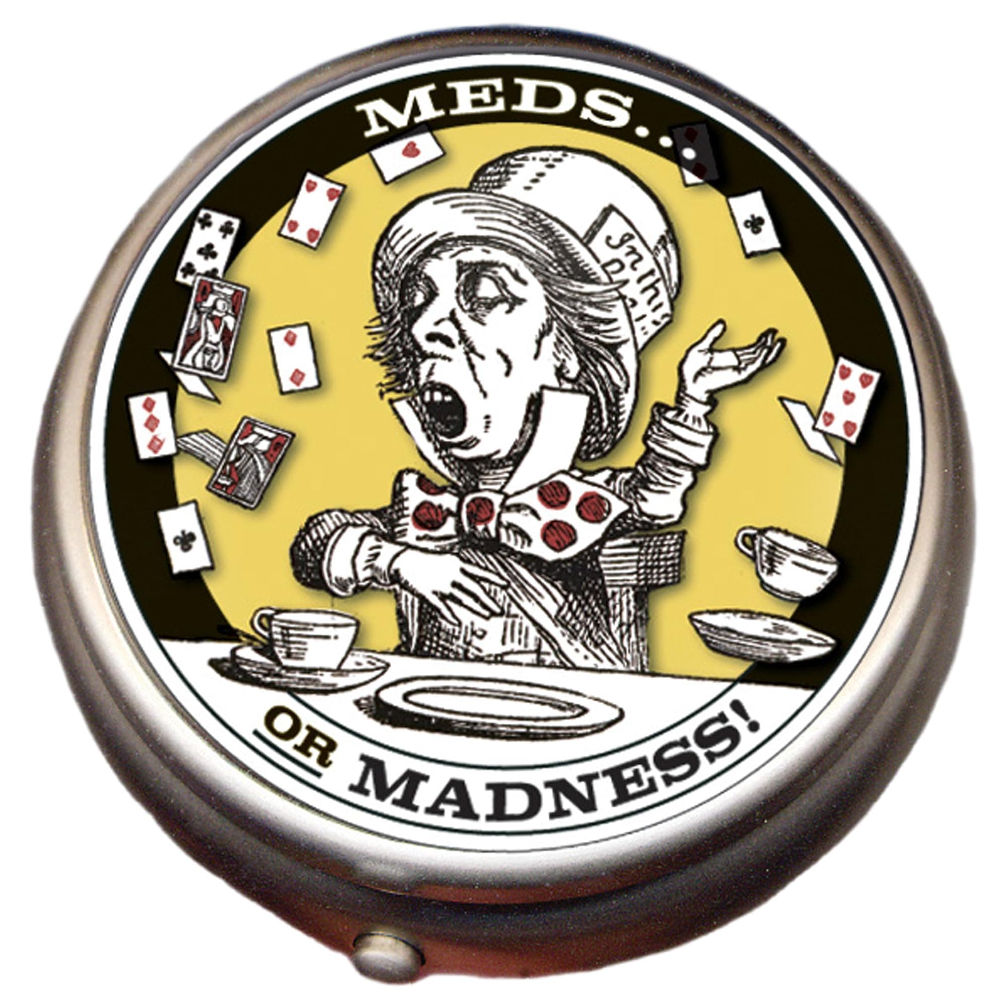 Mad Hatter Pill Box