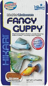 Hikari Tropical Fancy Guppy Fish Food, 0.77 oz (22g)
