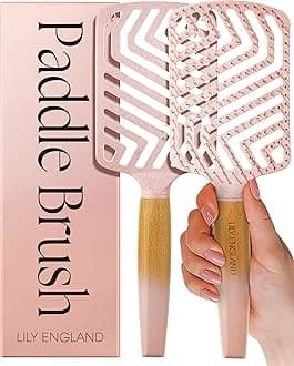 Pinky Peach Flexible Paddle Brush