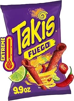 Takis Fuego Hot Chile Pepper & Lime 9.9oz (3 Pack) - Takis Fuego Hot Chile Pepper & Lime 9.9oz (Pack of 3)