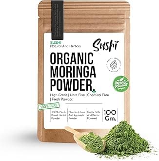 Sushi Moringa Powder | 100% Pure & Organic | Natural Energy Booster & Superfo...