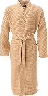 BAGNO MILANO Women's Robes, Waffle Robes For Women, Turkish Cotton Bathrobes For Women