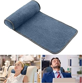 Weysat Neck Pillow for Recliner Head Pillow Adjustable Plush Pillow Neck Roll Non Slip Fleece Couch Neck Head Support Pillow for Travel Home Recliner Sofa Armchair(Haze Blue)