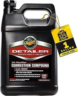 Microfiber Correction Compound - Advanced Polishing Solution for Removing Scratches, Swirls, and Oxidation, Ideal for Professional Detailers and Car Enthusiasts Alike