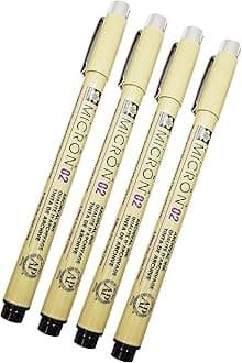 Sakura Pigma Micron 4 Pack 02 Black XSDK 4PCS